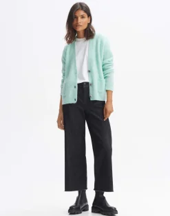 Outlet someday Fashion Gebreid Vest Domani Soft Pale Mint