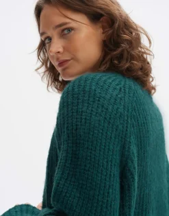 Best someday Fashion Gebreid Vest Duncina Deep Teal