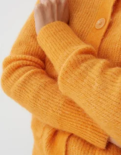 Cheap someday Fashion Gebreid Vest Tesha Crush Orange