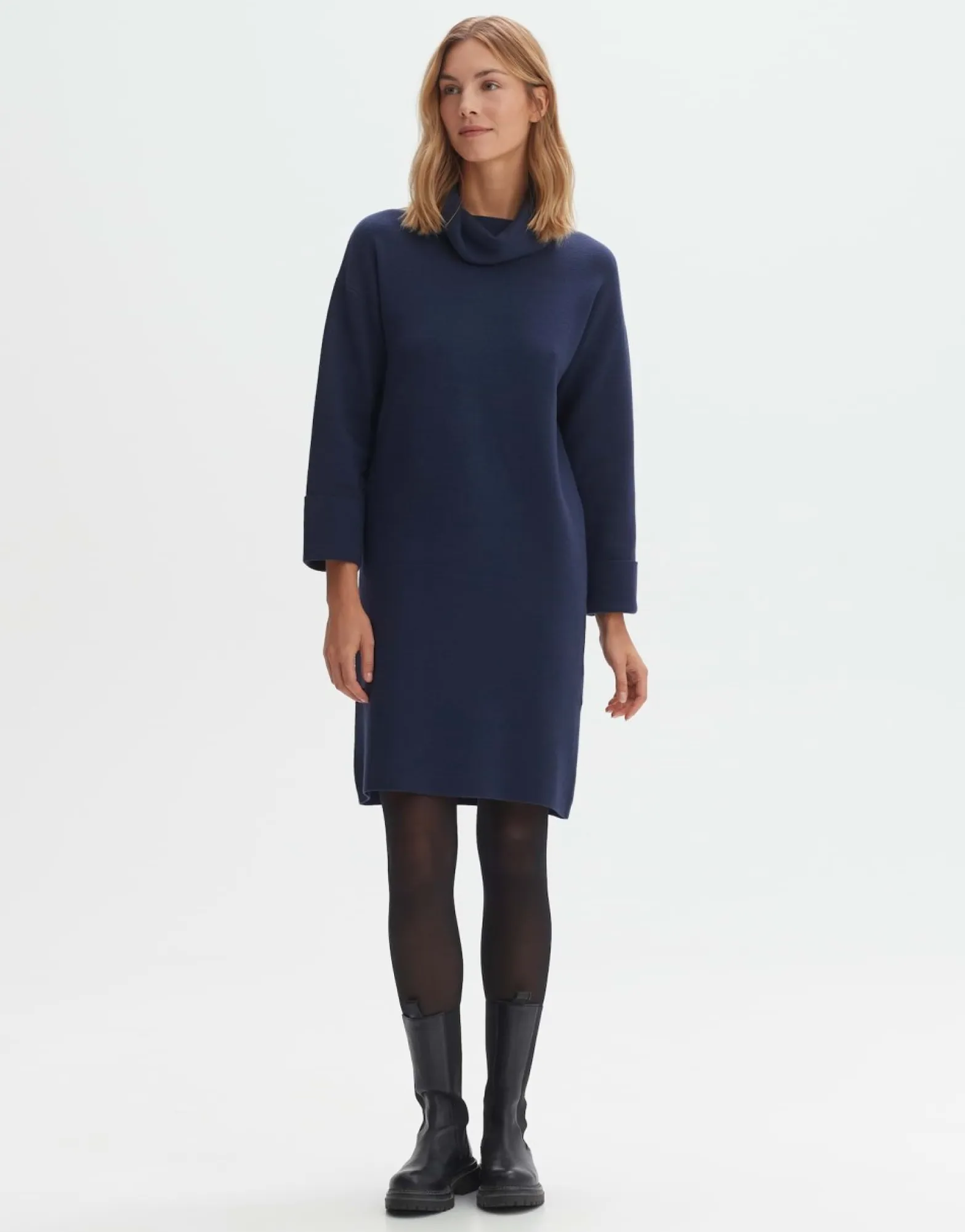 Best Sale someday Fashion Gebreide Jurk Wipino Coal Blue