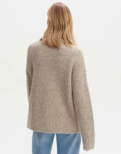 Outlet someday Fashion Gebreide Trui Pakya Nutmeg