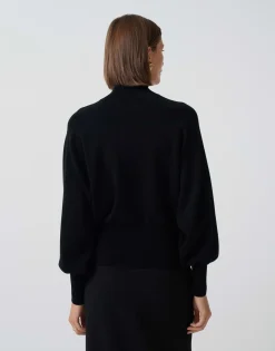 Discount someday Fashion Gebreide Trui Tarisi Detail Black