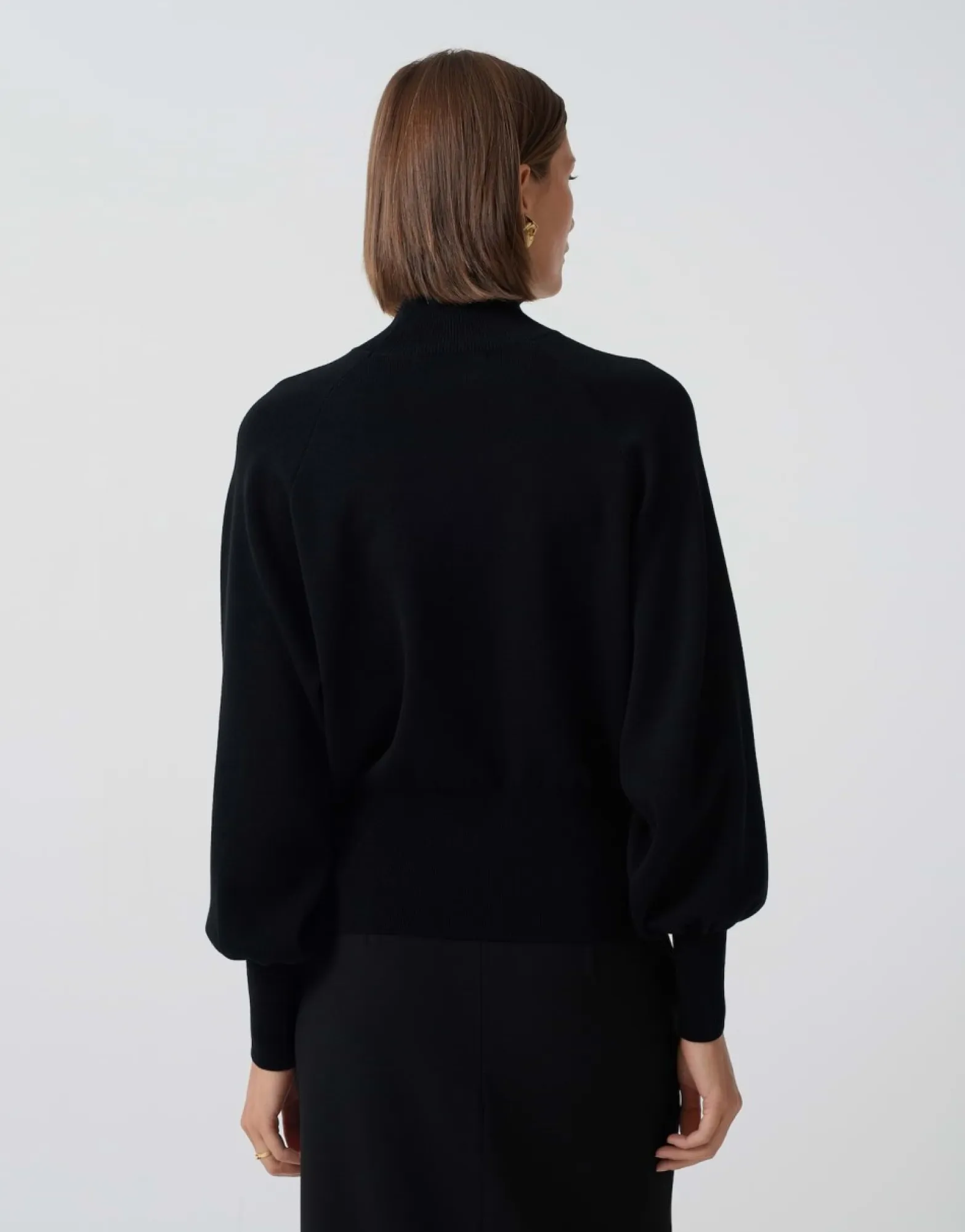 Discount someday Fashion Gebreide Trui Tarisi Detail Black