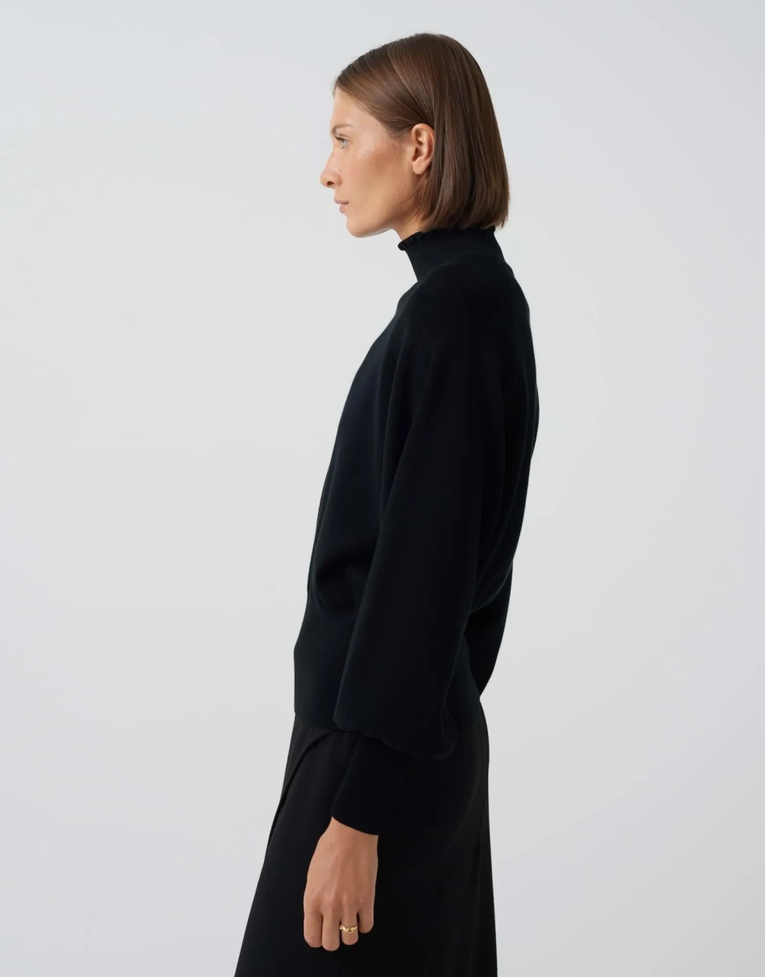 Discount someday Fashion Gebreide Trui Tarisi Detail Black