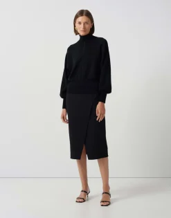 Discount someday Fashion Gebreide Trui Tarisi Detail Black