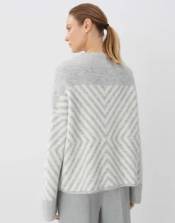 Cheap someday Fashion Gebreide Trui Traci Hazy Fog Melange