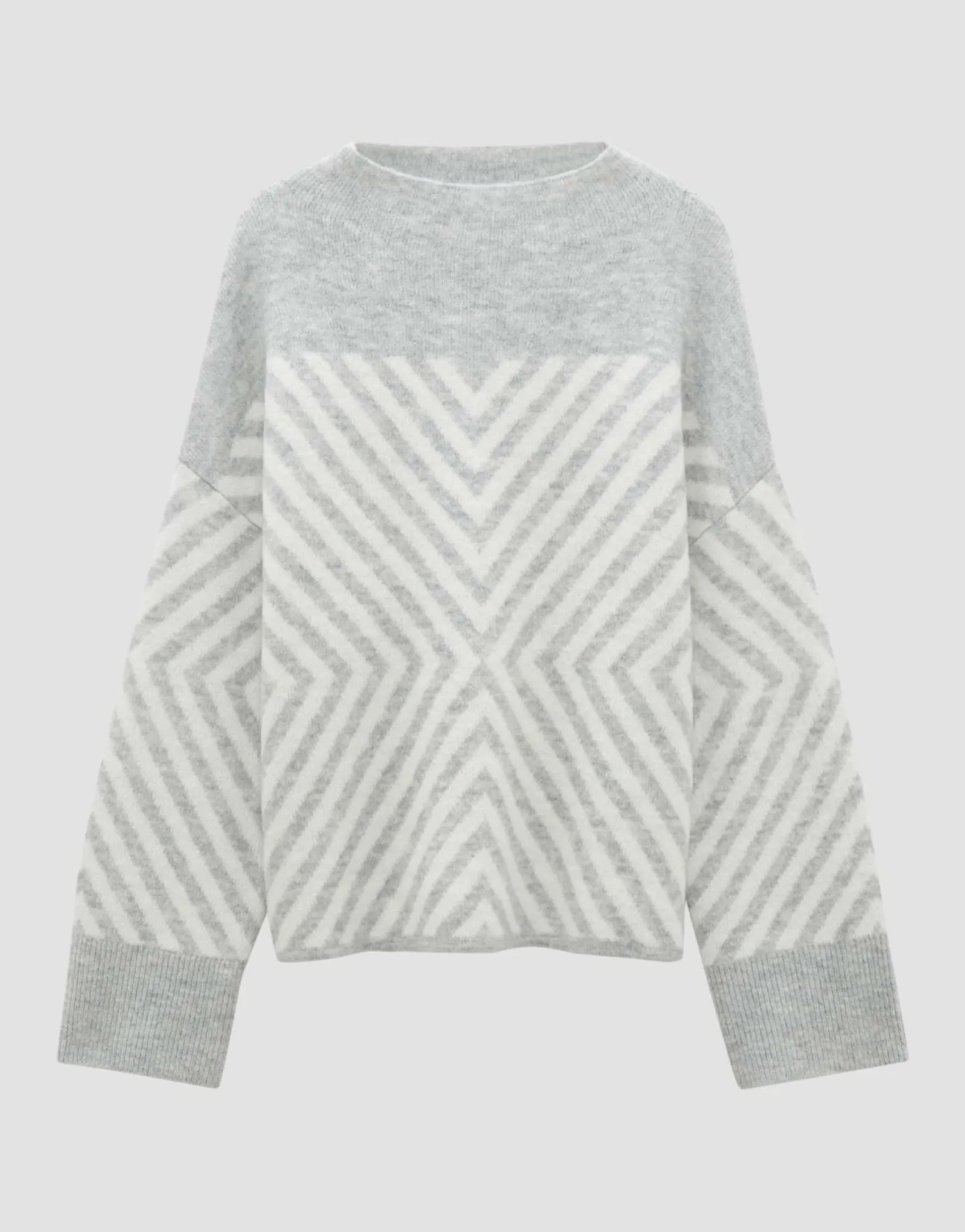 Cheap someday Fashion Gebreide Trui Traci Hazy Fog Melange