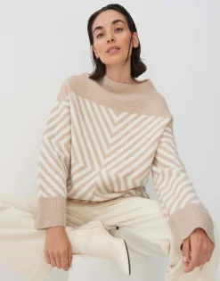 Clearance someday Fashion Gebreide Trui Traci Cashmere Cream Melange