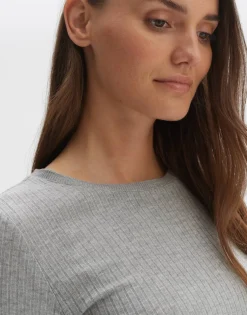 Fashion someday Fashion Geribd Shirt Sulikko Soft Hazy Fog Melange