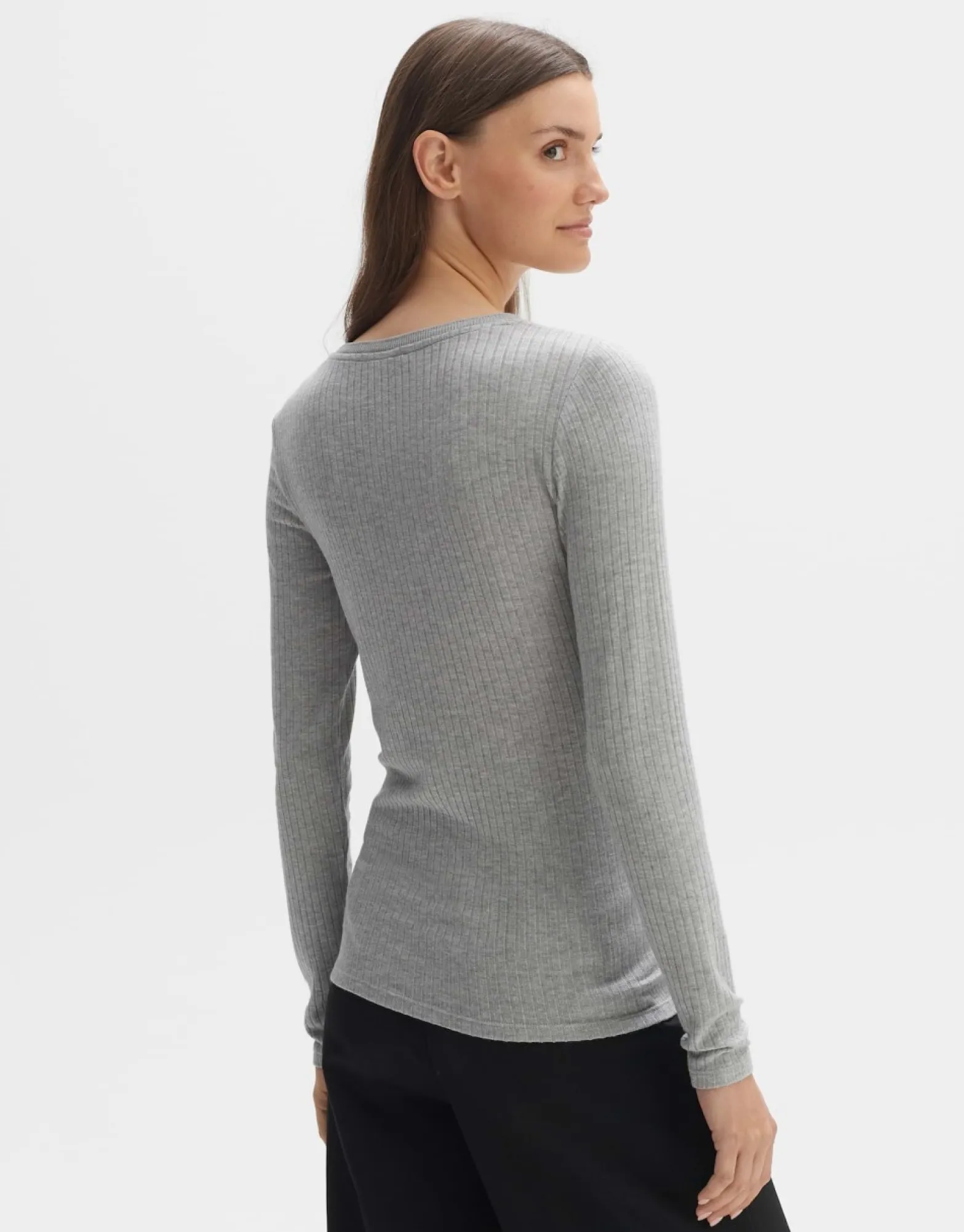 Fashion someday Fashion Geribd Shirt Sulikko Soft Hazy Fog Melange