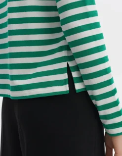 Fashion someday Fashion Gestreept Shirt Suraso Pepper Green