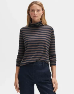 Cheap someday Fashion Gestreept Shirt Suraso Coal Blue