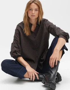 Cheap someday Fashion Gestreepte Blouse Fanida Coal Blue