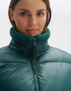 Clearance someday Fashion Gewatteerd Jas Holita Deep Teal