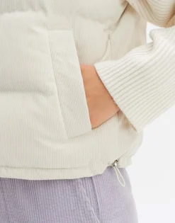 Online someday Fashion Gewatteerde Bodywarmer Wolma Soft Cream