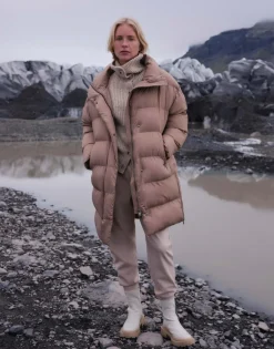 Best someday Fashion Gewatteerde Mantel Hileni Nutmeg