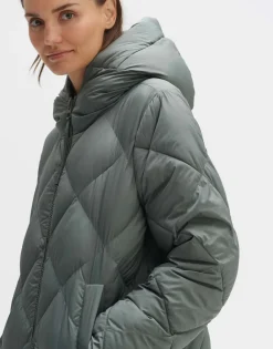 Store someday Fashion Gewatteerde Mantel Hubine Dark Sage