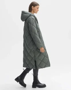 Store someday Fashion Gewatteerde Mantel Hubine Dark Sage