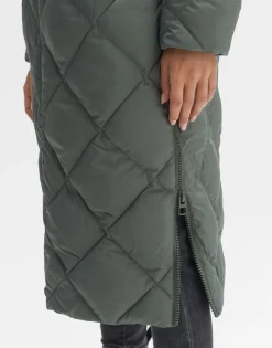 Store someday Fashion Gewatteerde Mantel Hubine Dark Sage