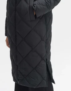 Online someday Fashion Gewatteerde Mantel Hubine Black