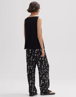 Shop someday Fashion Jersey Top Ilmun Black