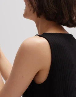 Shop someday Fashion Jersey Top Ilmun Black