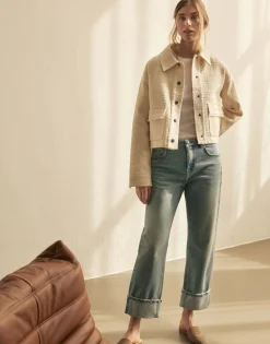 New someday Fashion Korte Jas Hayla Natural Glaze