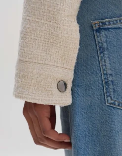 New someday Fashion Korte Jas Hayla Natural Glaze