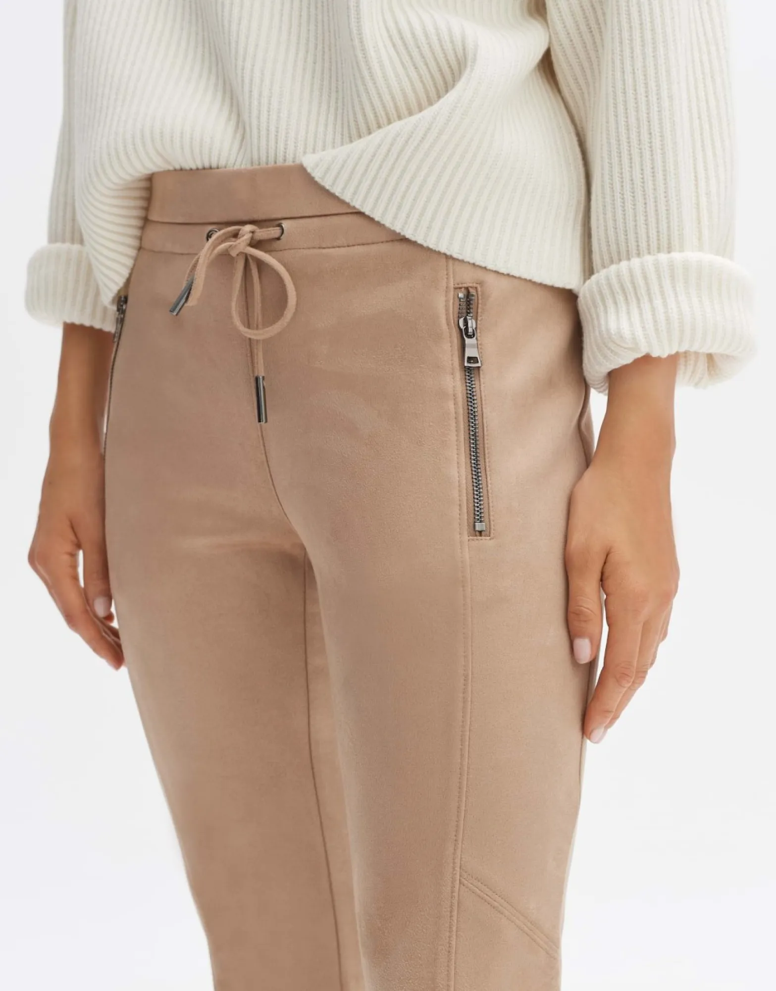 Outlet someday Fashion Kunstleren Broek Elvina Nutmeg