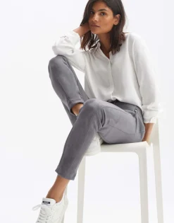 Cheap someday Fashion Kunstleren Broek Elvina Graphite Glaze