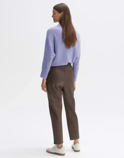 Hot someday Fashion Kunstleren Broek Majella Sandalwood