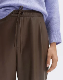 Hot someday Fashion Kunstleren Broek Majella Sandalwood