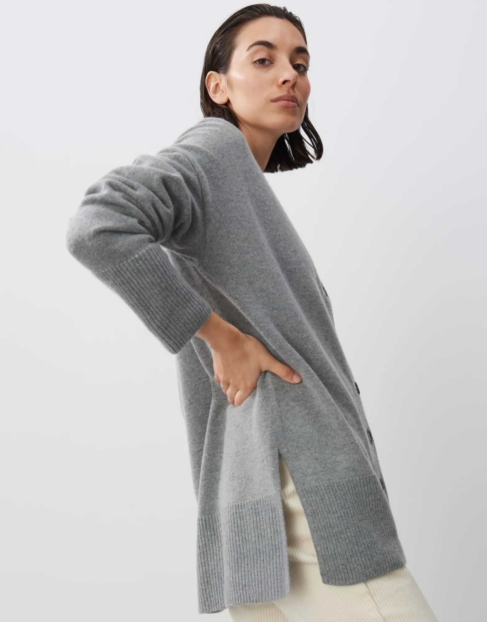 Outlet someday Fashion Lang Vest Tilisa Good Grey