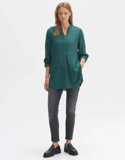 Best someday Fashion Lange Blouse Facura Deep Teal