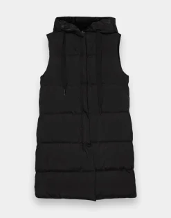 Discount someday Fashion Lange Bodywarmer Vestina Black