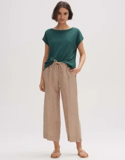 Best Sale someday Fashion Linnen Broek Madeka Natural Glaze