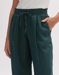 Flash Sale someday Fashion Linnen Broek Marou Deep Teal