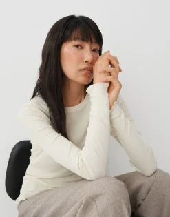 Flash Sale someday Fashion Longsleeve Kevy Soft Cream