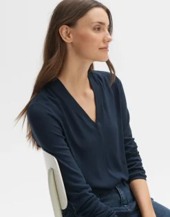 Cheap someday Fashion Longsleeve Sabira Coal Blue