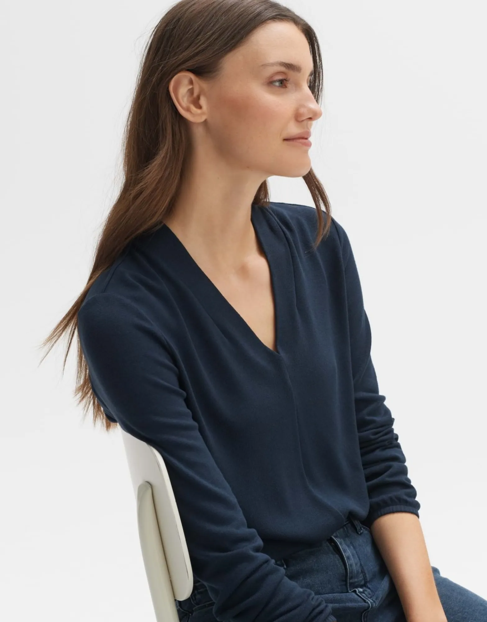 Cheap someday Fashion Longsleeve Sabira Coal Blue