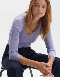 Cheap someday Fashion Longsleeve Sorana Soft Viola