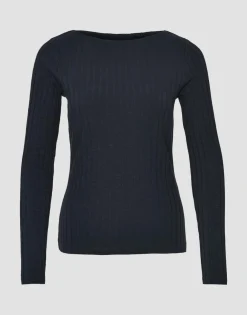 New someday Fashion Longsleeve Sovke Coal Blue