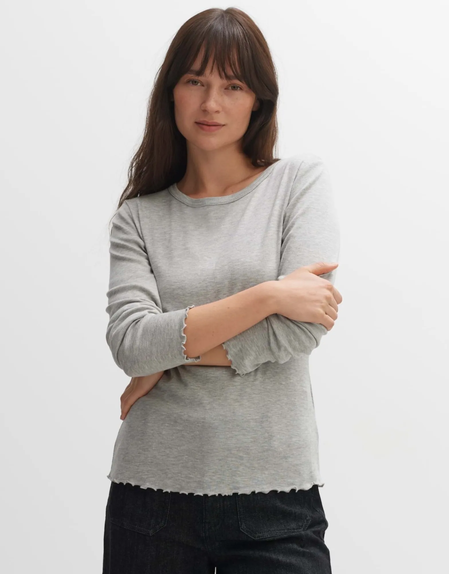 Sale someday Fashion Longsleeve Surbel Hazy Fog Melange