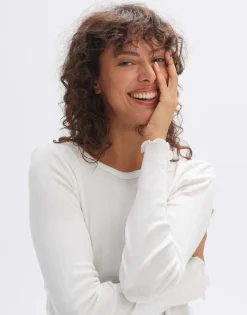 Store someday Fashion Longsleeve Surbel Milk