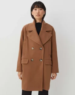 Outlet someday Fashion Mantel Voata Brown Hazel