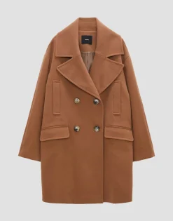 Outlet someday Fashion Mantel Voata Brown Hazel