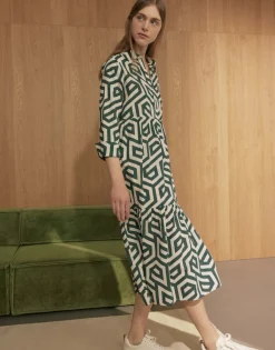 Best Sale someday Fashion Midi Jurk Werano Natural Glaze