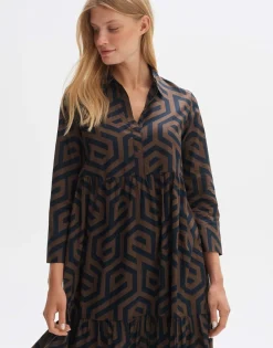 Discount someday Fashion Midi Jurk Werano Sandalwood