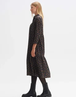 Discount someday Fashion Midi Jurk Werano Sandalwood