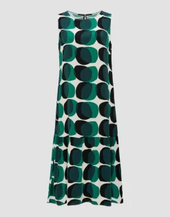 New someday Fashion Midi Jurk Wicy Witty Deep Teal